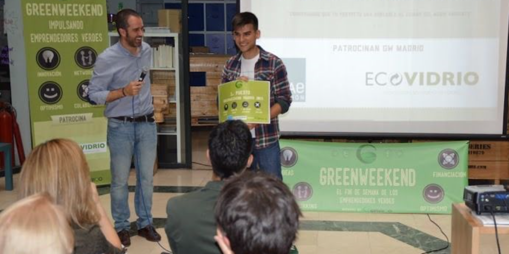 Imagen de la entrega del premio GreenWeekend Madrid 2015